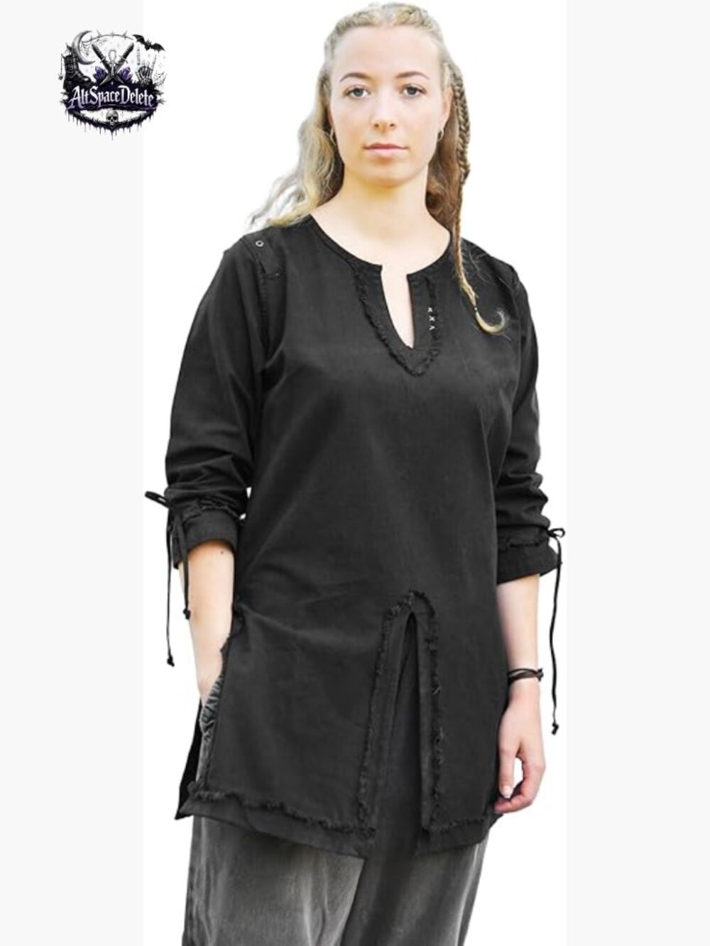 Medieval Viking Tunic Cotton Reenactment Shirt LARP Costume